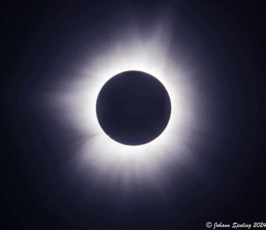 Total Solar Eclipse, Mars Hill, Maine USA, April 8, 2024 Astro